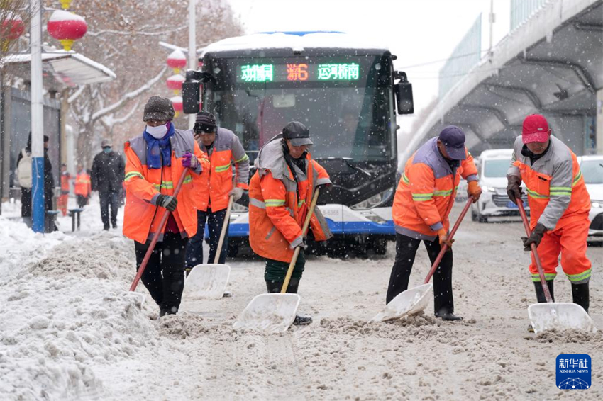 China encara de forma positiva o frio e a neve