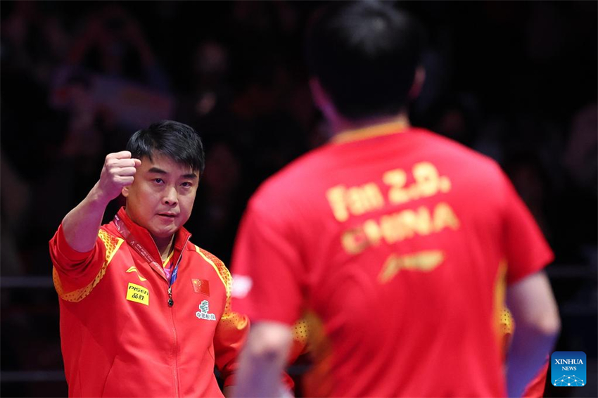 China conquista título de equipe masculina no Campeonato Mundial de Tênis de Mesa de 2024