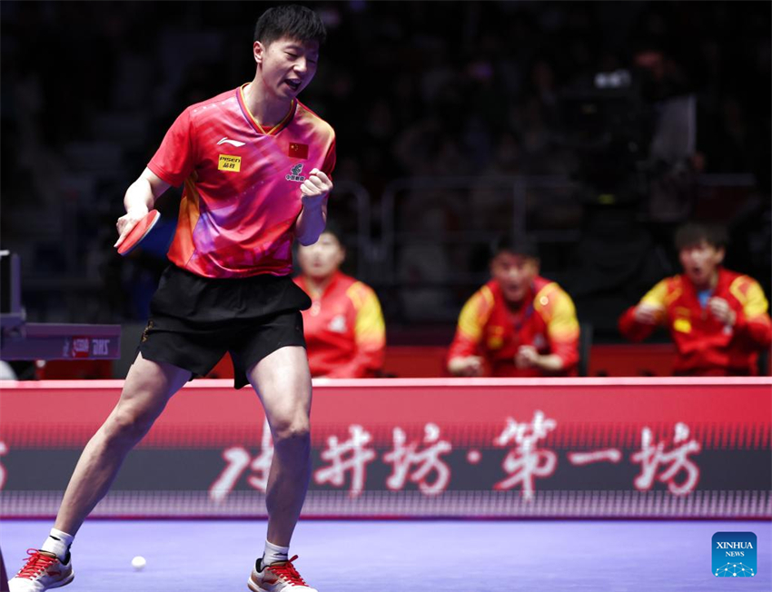 China conquista título de equipe masculina no Campeonato Mundial de Tênis de Mesa de 2024