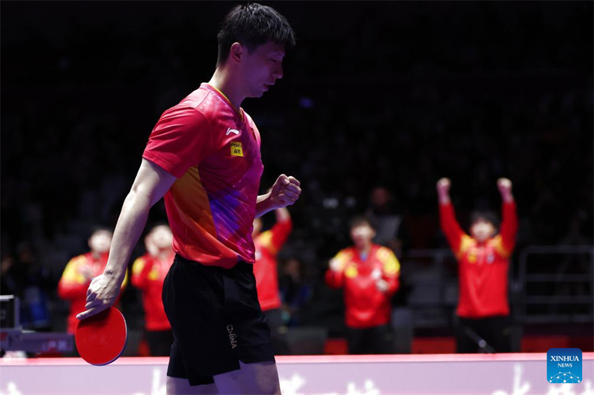 China conquista título de equipe masculina no Campeonato Mundial de Tênis de Mesa de 2024