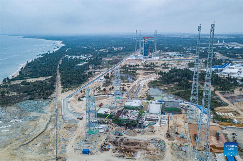 Centro de Lançamentos Aeroespaciais Comerciais de Hainan está em construção