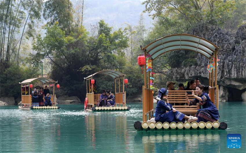 Galeria: vista do local cénico de Daxiaojing em Guizhou, no sudoeste da China