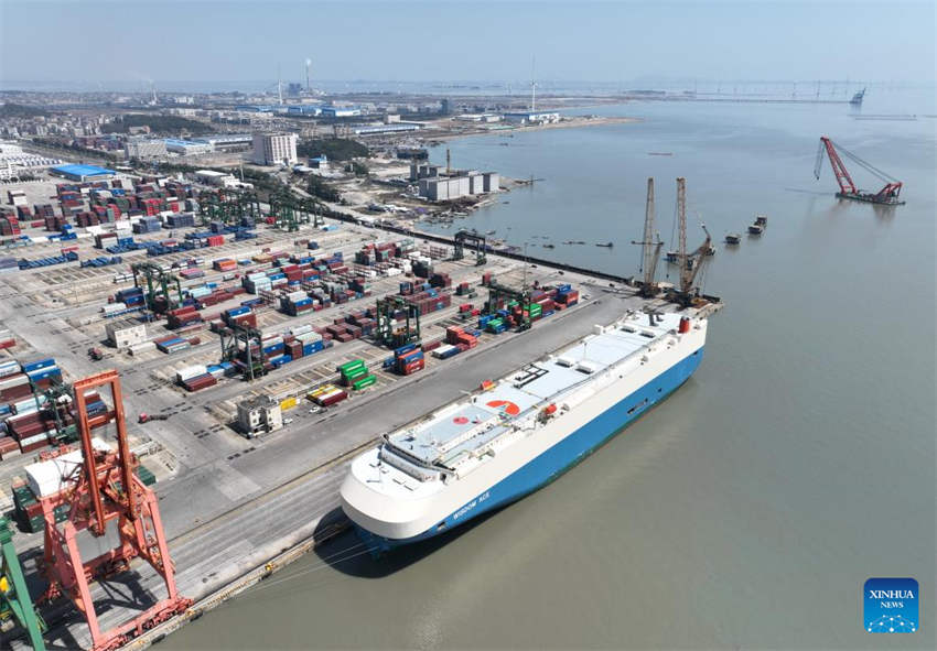 Fujian registra a maior carga única de veículos de exportação