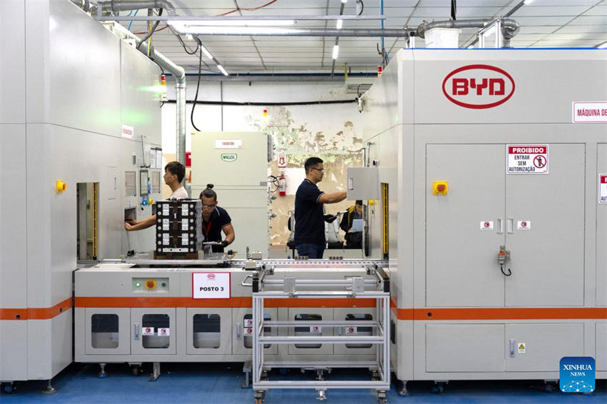 Galeria: fábrica de baterias BYD em Manaus, Brasil