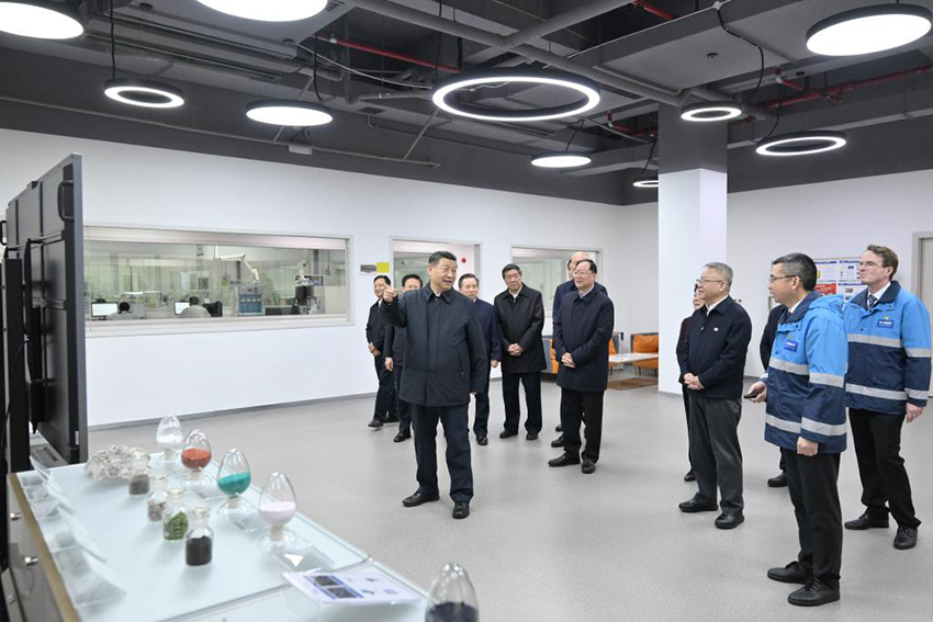 Xi Jinping inspeciona Changsha, na província central chinesa de Hunan