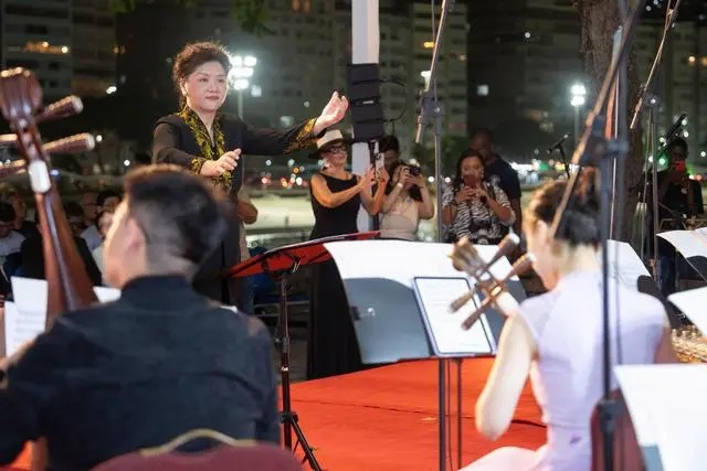 Concerto de música chinesa é realizado no Brasil