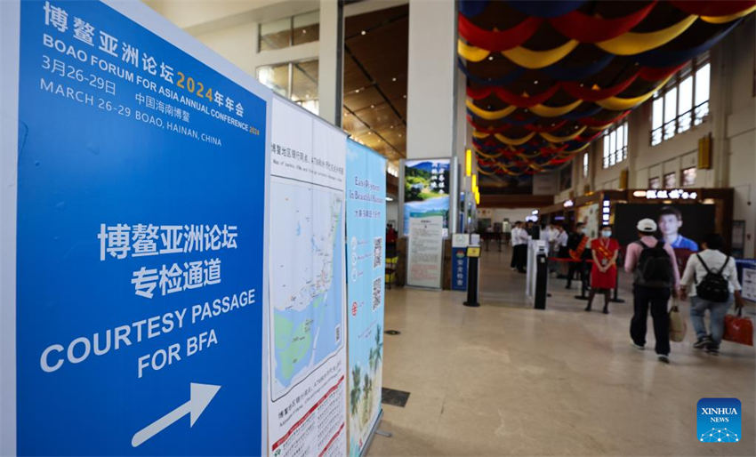 Preparações para o Fórum Boao para a Ásia seguem em andamento em Hainan