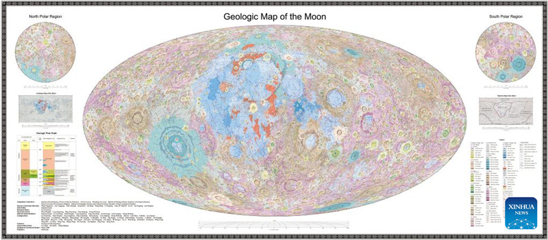 China publica primeiro atlas geológico lunar de alta definição do mundo