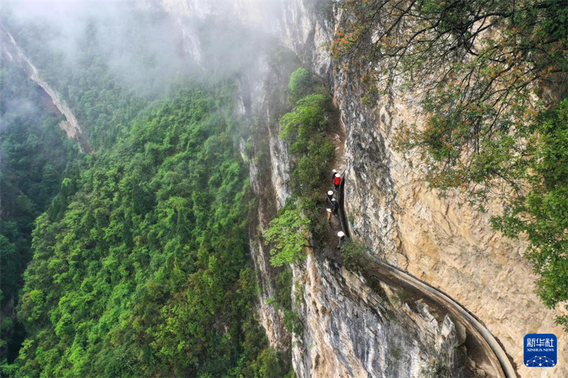 Canais de montanha impulsionam desenvolvimento do condado de Shengji, sudoeste da China