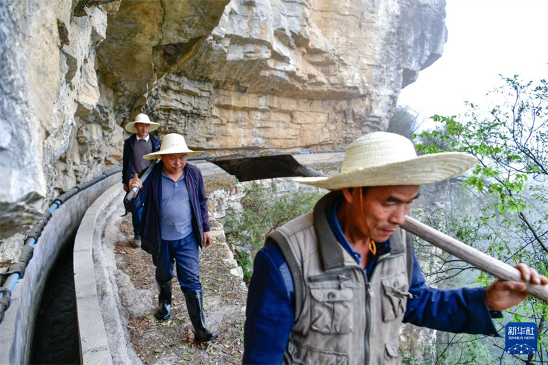 Canais de montanha impulsionam desenvolvimento do condado de Shengji, sudoeste da China