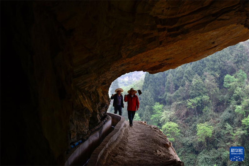 Canais de montanha impulsionam desenvolvimento do condado de Shengji, sudoeste da China