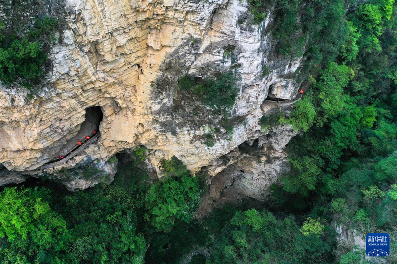 Canais de montanha impulsionam desenvolvimento do condado de Shengji, sudoeste da China