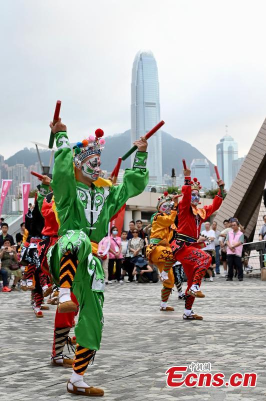 Galeria: dança folclórica tradicional Yingge apresentada em Hong Kong