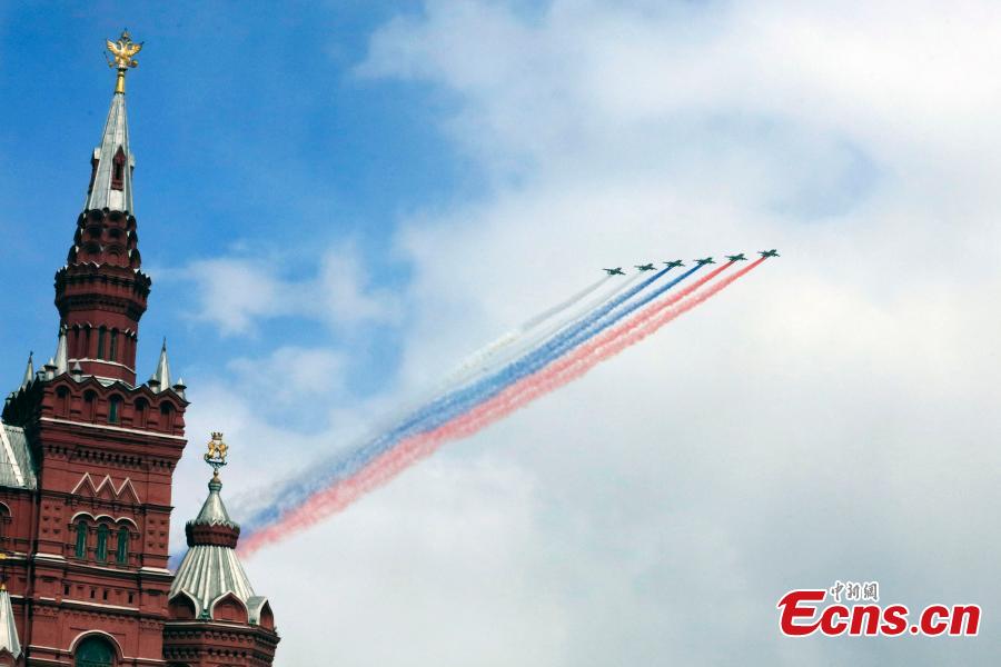 Rússia realiza desfile militar marcando 79º aniversário do Dia da Vitória