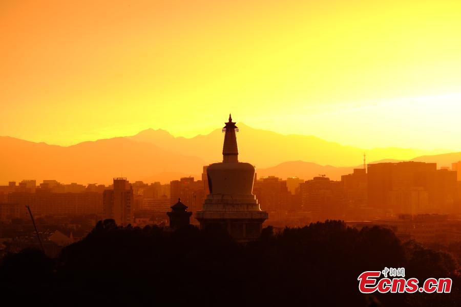 Galeria: belo pôr do sol em Beijing