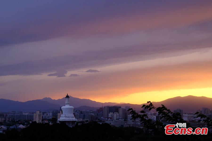 Galeria: belo pôr do sol em Beijing