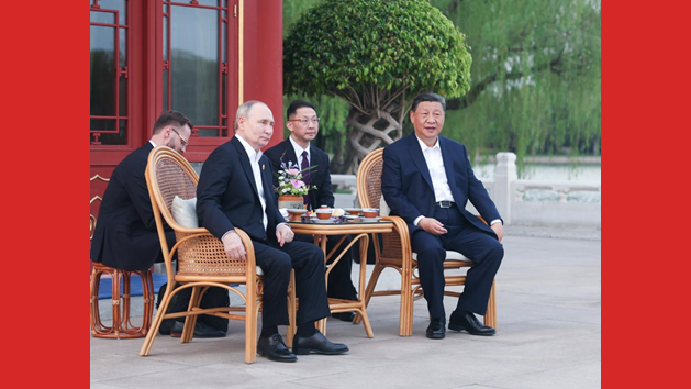 Xi Jinping teve reunião restrita com Putin em Zhongnanhai