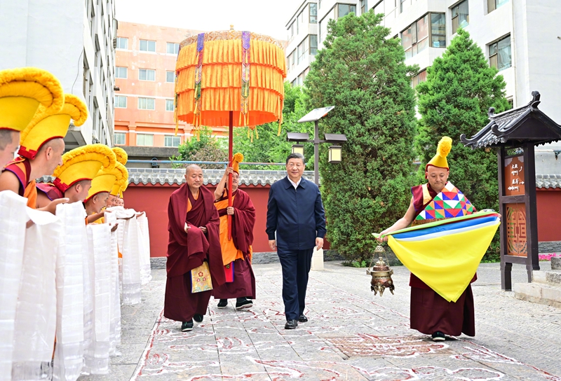 Xi Jinping inspeciona Província de Qinghai, no noroeste da China