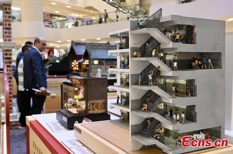 Exposição de arte em miniatura restaura estilo de vida do povo de Hong Kong