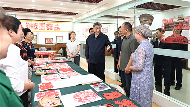 Xi Jinping inspeciona Ningxia, noroeste da China
