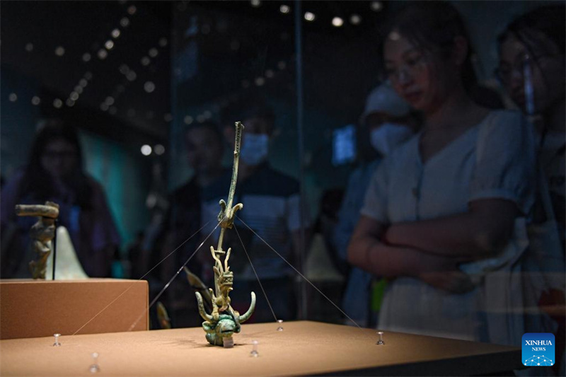 Exposição sobre a antiga civilização Shu é realizada em Beijing