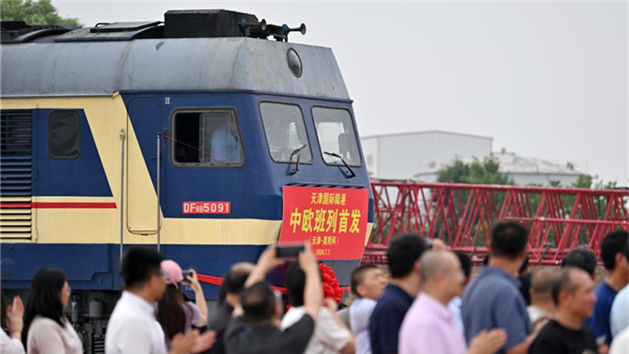 Norte da China lança rota de trem de carga China-Europa
