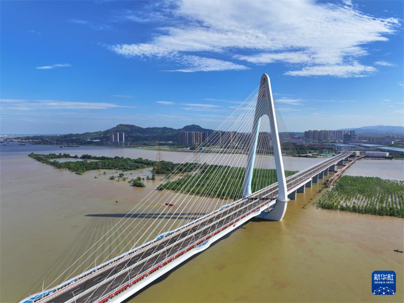 Ponte Xiangluzhou em Changsha é oficialmente aberta ao tráfego