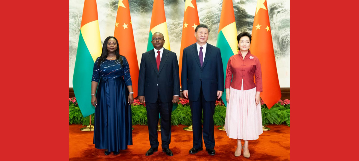Xi Jinping realiza conversações com presidente da Guiné-Bissau