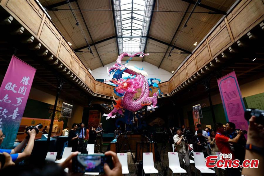 Exposição de cultura esportiva chinesa realizada em Paris