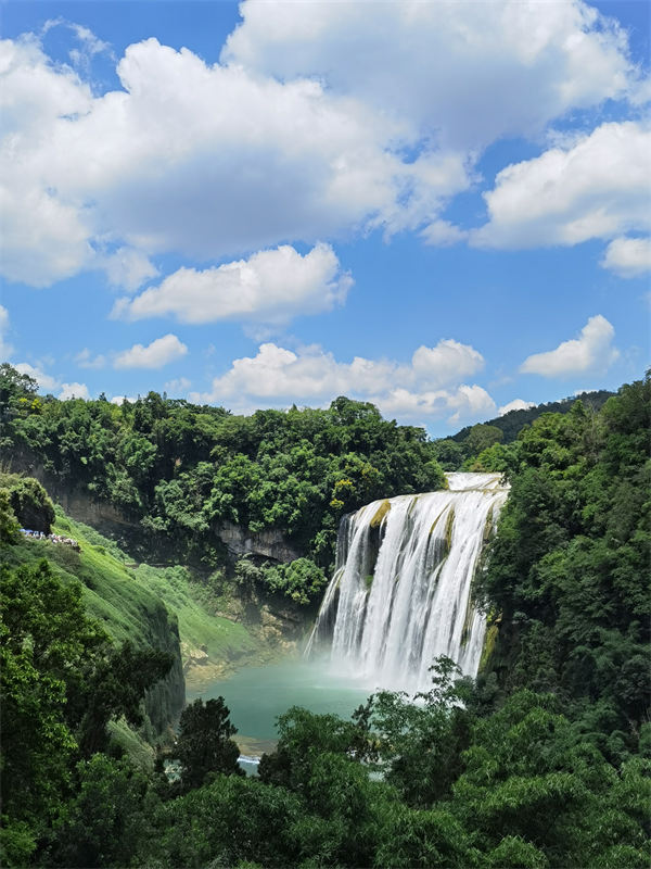 Galeria: paisagem espetacular da catarata de Huangguoshu