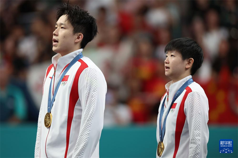 Paris 2024: equipe chinesa ganha medalha de ouro nas duplas mistas de tênis de mesa