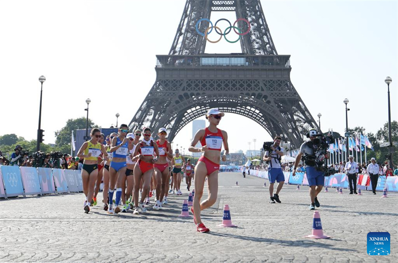 Paris 2024: alteta chinesa Yang Jiayu vence medalha de ouro na corrida de 20 km