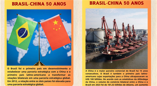 Infográgico: China e Brasil, 50 anos de conquistas
