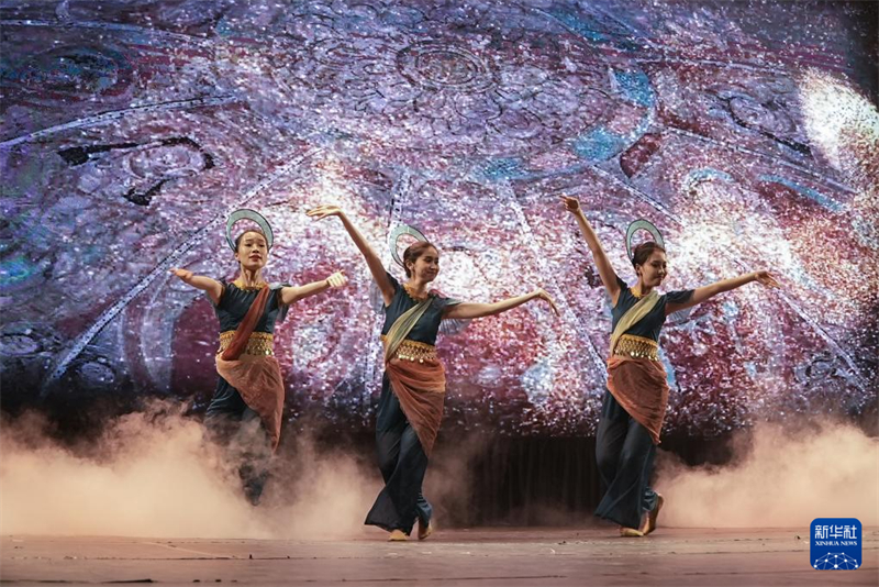 Grupo de Dança da Universidade Minzu do Noroeste da China atua em São Paulo