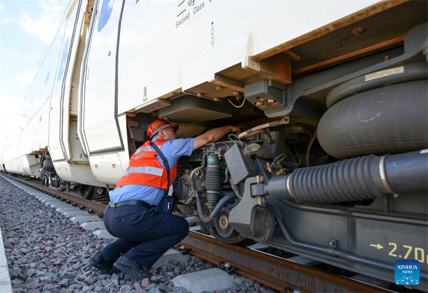 Exercício de simulação contra falhas realizado na ferrovia de alta velocidade Baotou-Yinchuan