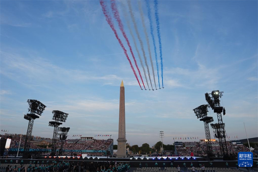 Cerimônia de abertura dos 17º Jogos Paralímpicos de Verão realizada em Paris