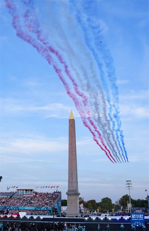 Cerimônia de abertura dos 17º Jogos Paralímpicos de Verão realizada em Paris