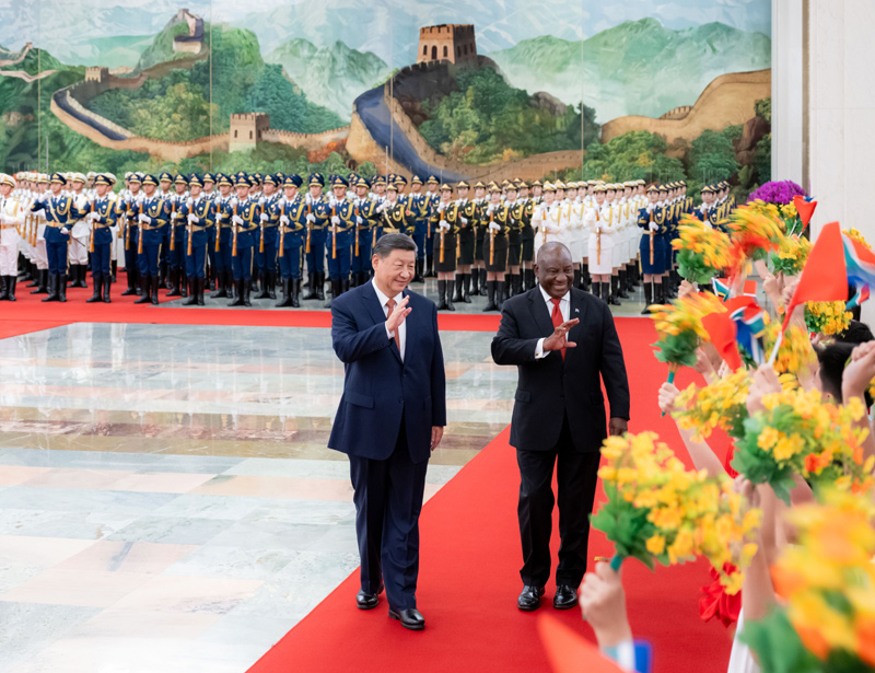 FOCAC: Xi Jinping e Ramaphosa anunciam elevação dos laços China-África do Sul