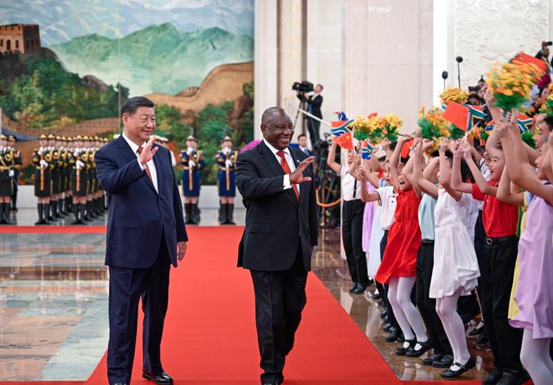 FOCAC: Xi Jinping e Ramaphosa anunciam elevação dos laços China-África do Sul