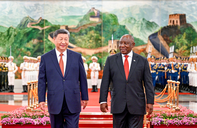 FOCAC: Xi Jinping e Ramaphosa anunciam elevação dos laços China-África do Sul