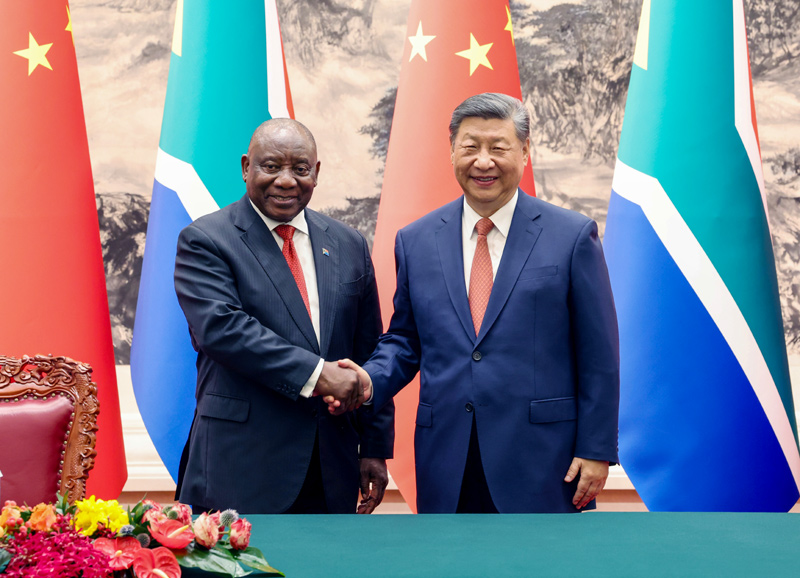 FOCAC: Xi Jinping e Ramaphosa anunciam elevação dos laços China-África do Sul