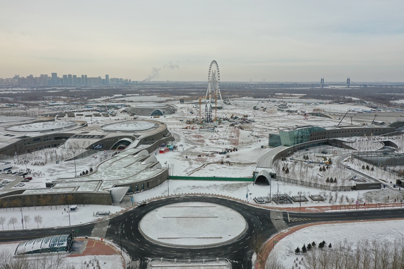 Começa a construção do Mundo de Gelo e Neve em Harbin