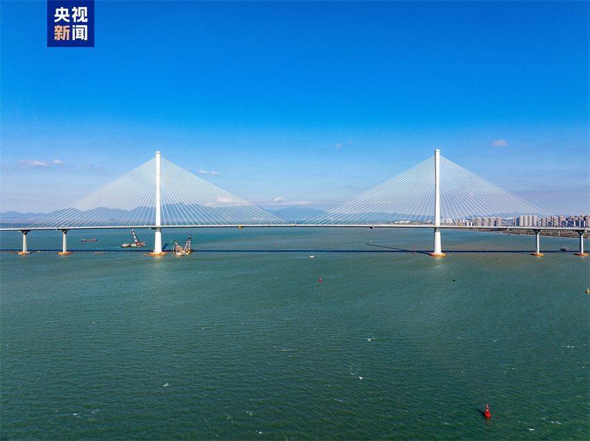 Ponte Huangmaohai será inaugurada em dezembro, aumentando a conectividade