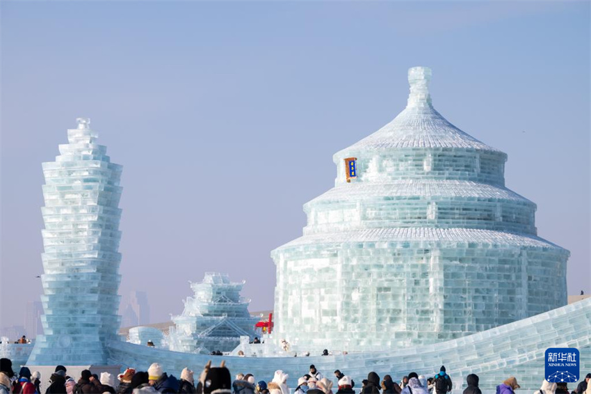 Parque Tem Tico Mundo De Gelo E Neve De Harbin Inaugurado