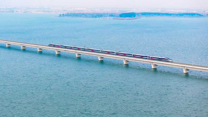 Linha ferroviária de alta velocidade Shanghai-Suzhou-Huzhou é inaugurada