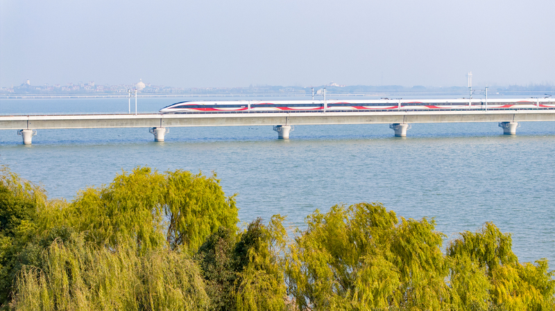 Linha ferroviária de alta velocidade Shanghai-Suzhou-Huzhou é inaugurada