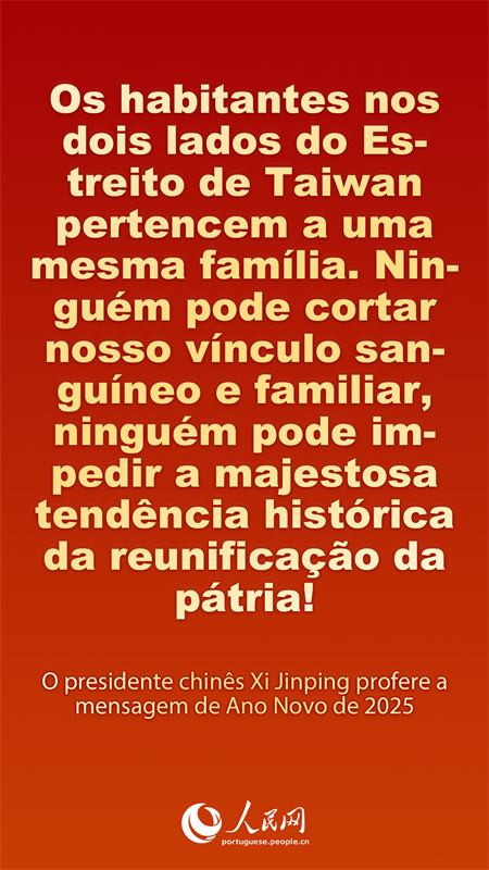 Infográfico: destaques do Discurso de Ano Novo de 2025 proferido pelo presidente Xi Jinping