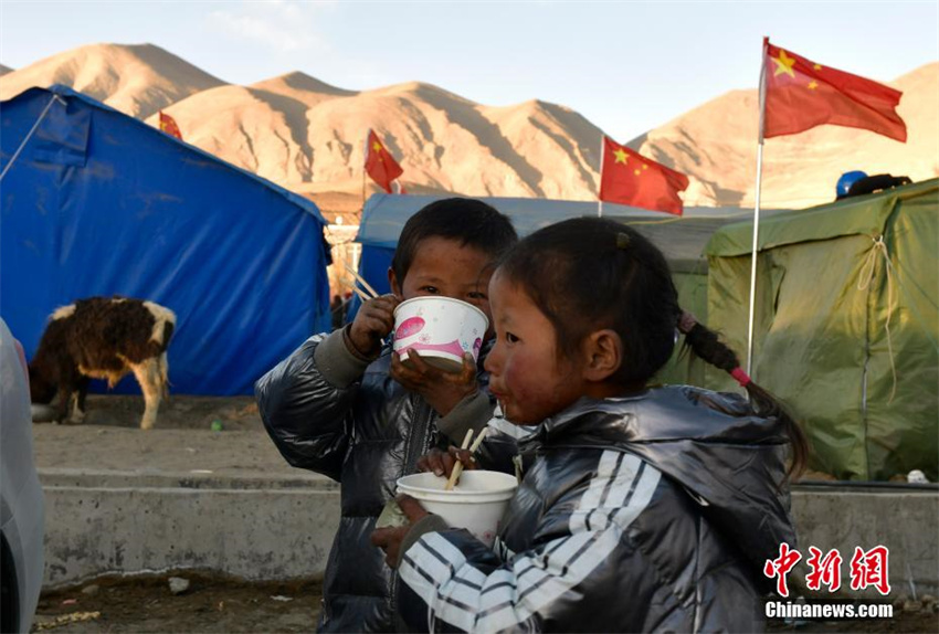 Xizang: condições básicas de vida das pessoas afetadas pelo terremoto estão garantidas