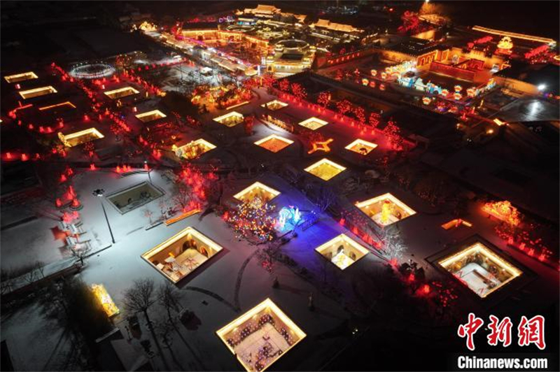 Henan: cavernas subterrâneas decoradas com lanternas festivas