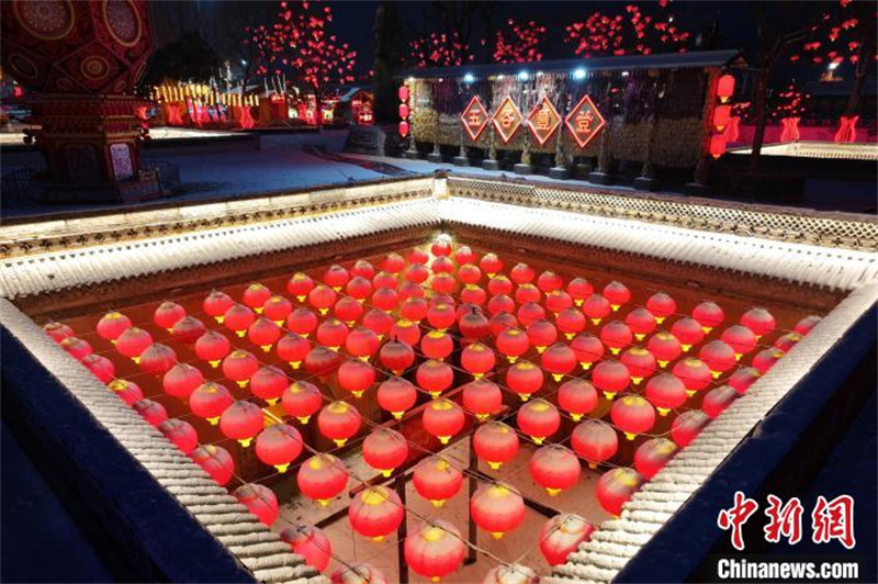 Henan: cavernas subterrâneas decoradas com lanternas festivas